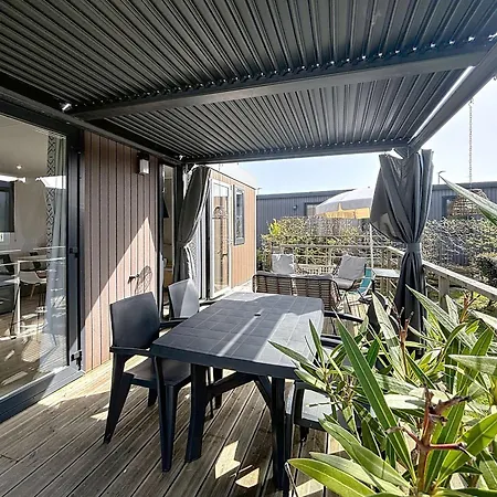 Mobil-home Grand Confort A - Plage, Piscine Chauffee, Fitness Et Parking - Fr-1-361a-66 * Jullouville-les-Pins