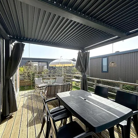 Mobil-home Grand Confort A - Plage, Piscine Chauffee, Fitness Et Parking - Fr-1-361a-66 Semesterbostad Jullouville-les-Pins