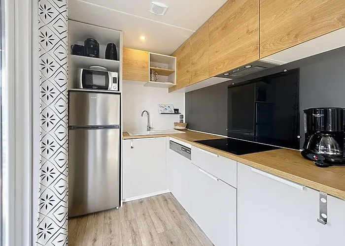 Mobil-home Grand Confort A - Plage, Piscine Chauffee, Fitness Et Parking - Fr-1-361a-66 *