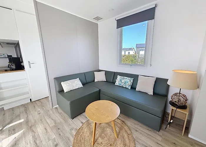 Mobil-home Grand Confort A - Plage, Piscine Chauffee, Fitness Et Parking - Fr-1-361a-66 Jullouville-les-Pins